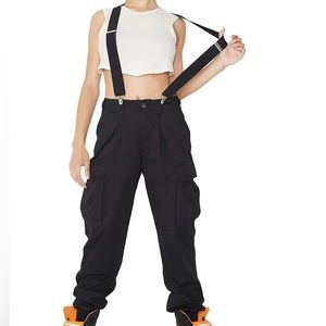Dolls Kill Poster Girl Suspender Cargos